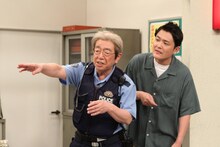 志村けんと千鳥ノブ。(c)フジテレビ