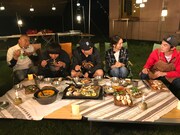 （左から）コロコロチキチキペッパーズ、山下健二郎、松島花、たけだバーベキュー。(c)フジテレビ