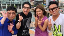 左からパンクブーブー黒瀬、今田耕司、松元絵里花、宮川大輔。