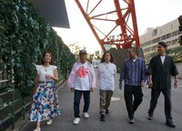 （左から）鉢嶺杏奈、志村けん、ピース又吉、千鳥。(c)テレビ朝日