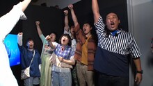 「うんこー！」と絶叫する森三中とロバート。(c)日本テレビ