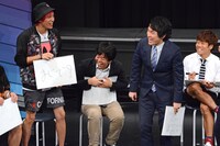 大喜利コーナー「朝活！大喜利」の様子。