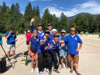 モルック世界大会の様子。