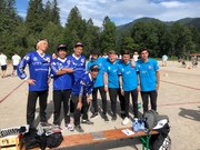 モルック世界大会の様子。