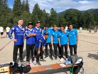 モルック世界大会の様子。