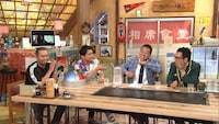 「相席食堂」に出演する（左から）千鳥、プラス・マイナス。(c)ABC