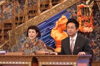 （左から）久本雅美、ロザン宇治原。(c)フジテレビ