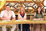 （左から）オードリー春日、松嶋尚美、鈴木亜美。(c)TBS