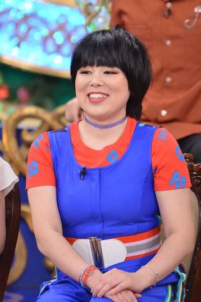 「俳句の才能査定ランキング」に初挑戦するブルゾンちえみ。(c)MBS