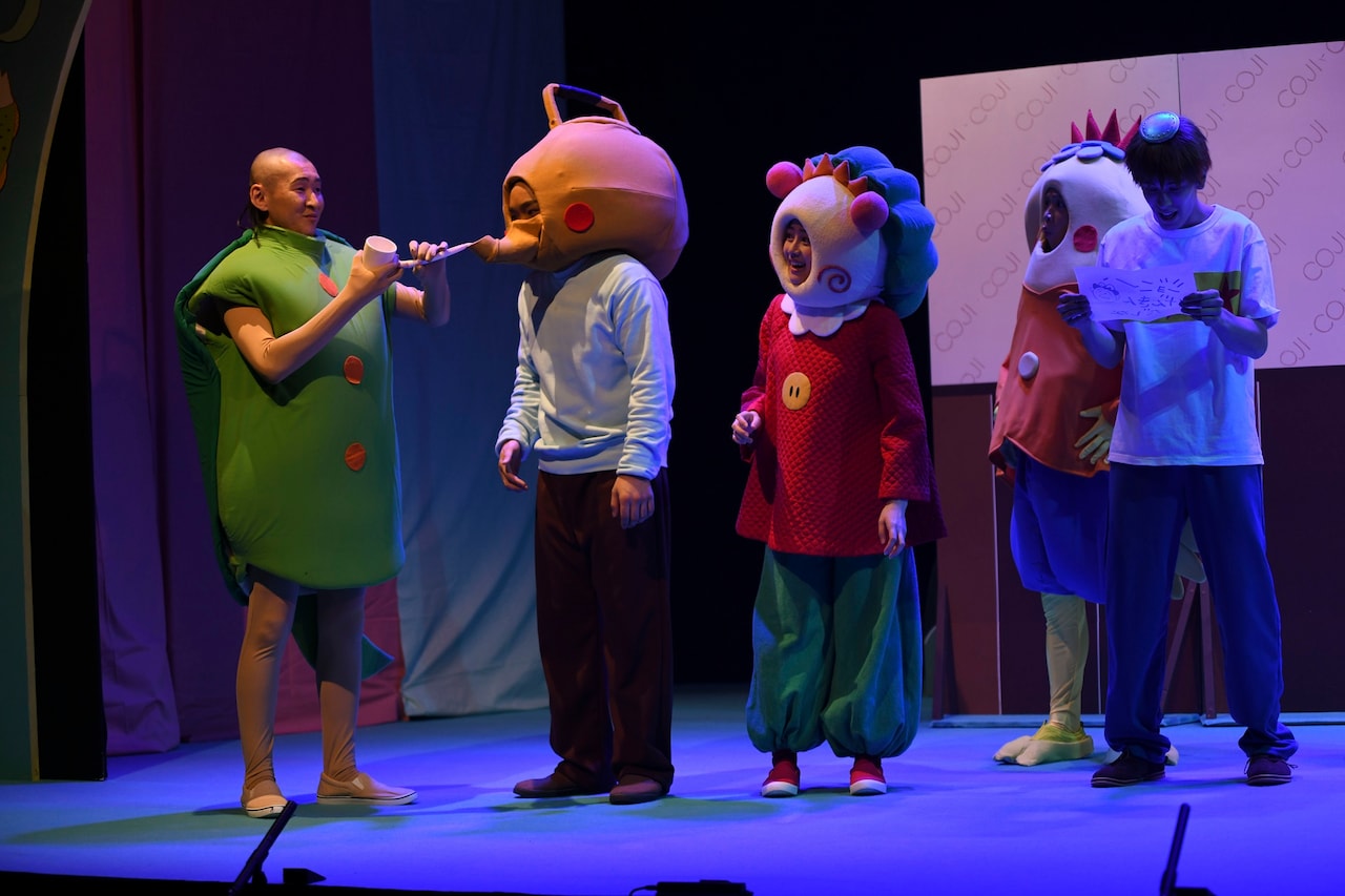 舞台「コジコジ」の公開ゲネプロより。