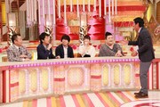 (左から)ブラックマヨネーズ、宮下草薙・草薙、北乃きい、マツコ・デラックス、明石家さんま。(c)フジテレビ