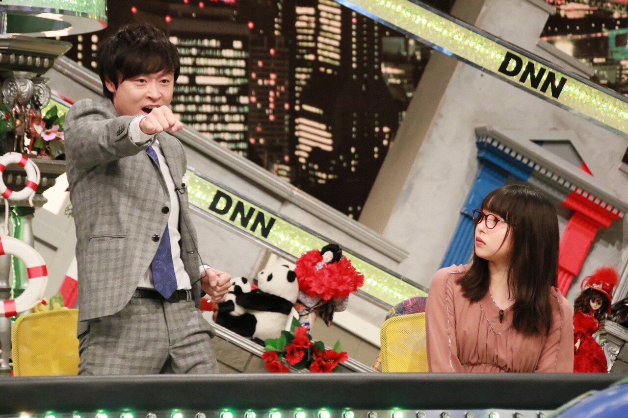 「全力！脱力タイムズ」に出演する（左から）和牛・川西、桜井日奈子。(c)フジテレビ