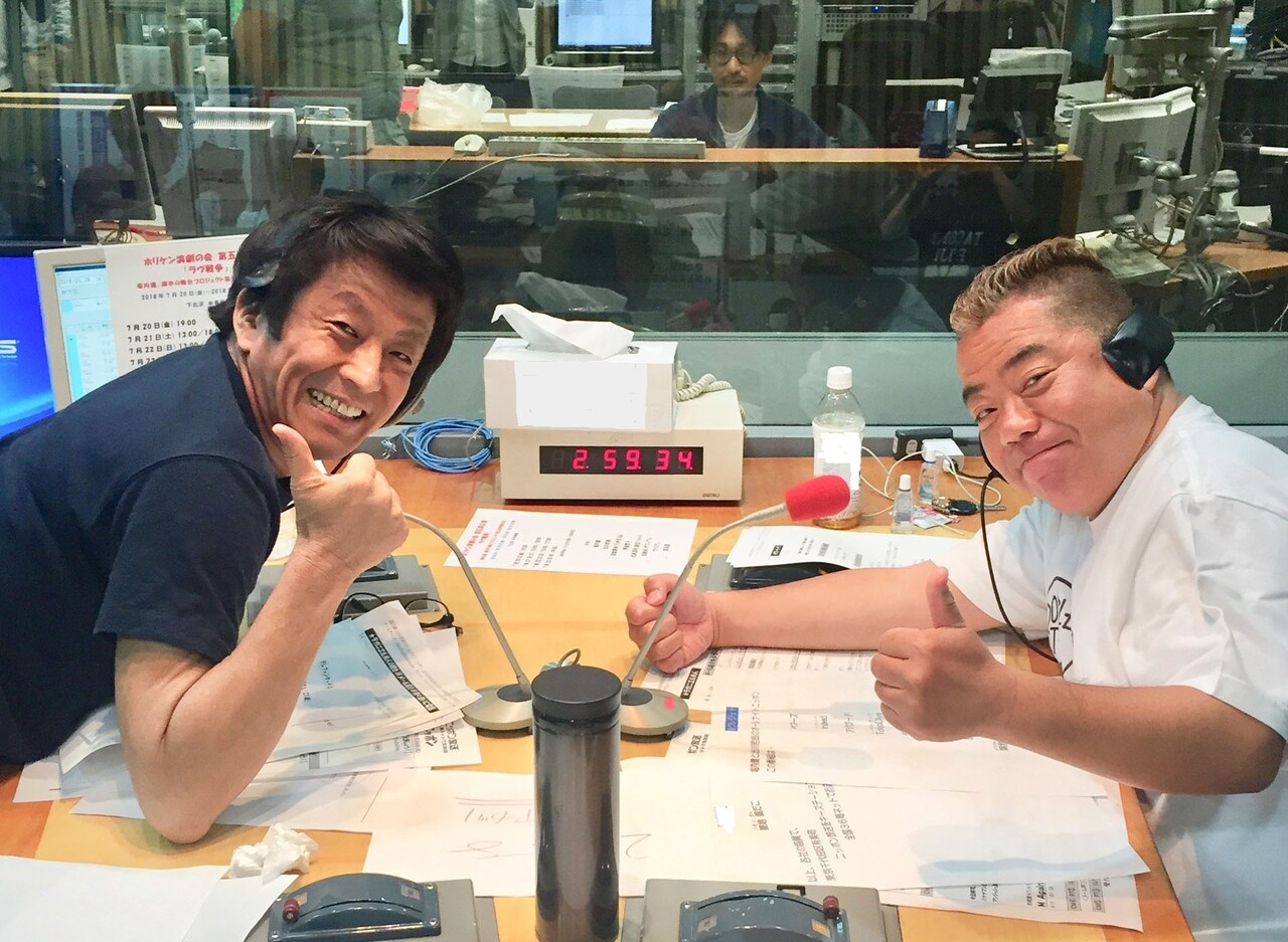 今年も褒めあう「堀内健と出川哲朗のオールナイトニッポン」生放送