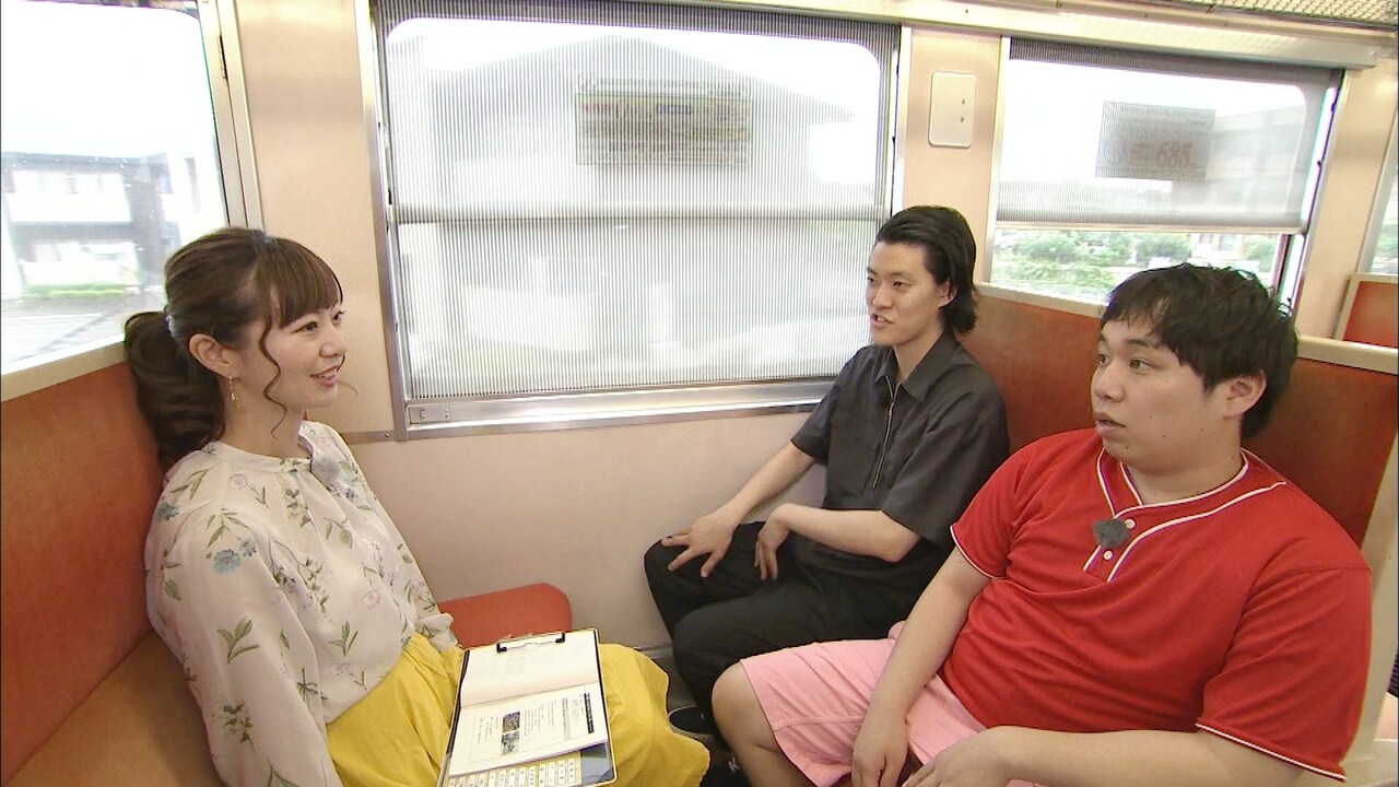 「冒険発掘バラエティ 霜降り明星のあてみなげ」ロケの様子。(c)静岡朝日テレビ