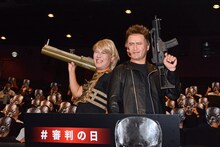 「ターミネーター：ニュー・フェイト」PRイベントに登壇したガリットチュウ。