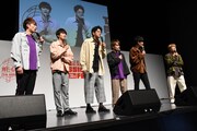 この日初めて全員集合したTYGO。左からアインシュタイン河井、トット、祇園、おばたのお兄さん。