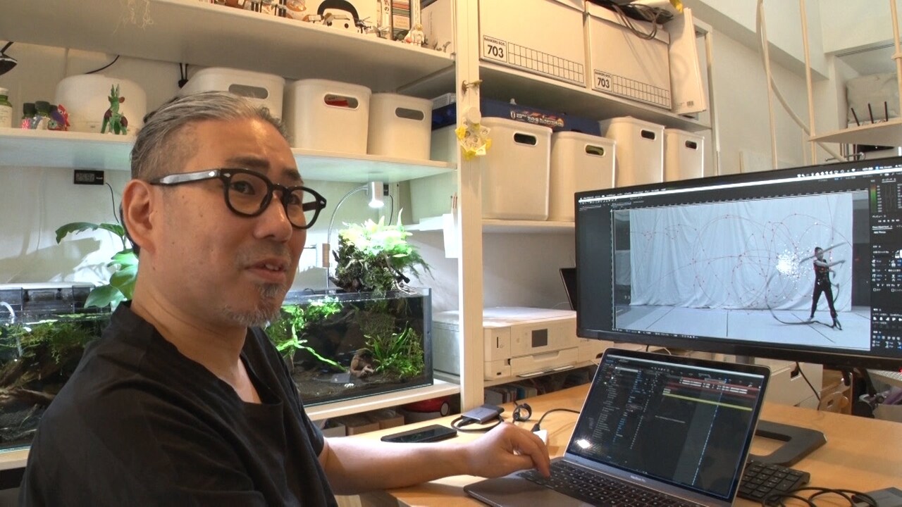 「サンドウィッチマンのバズれ！アスリートTuber」のワンシーン。(c)日本テレビ