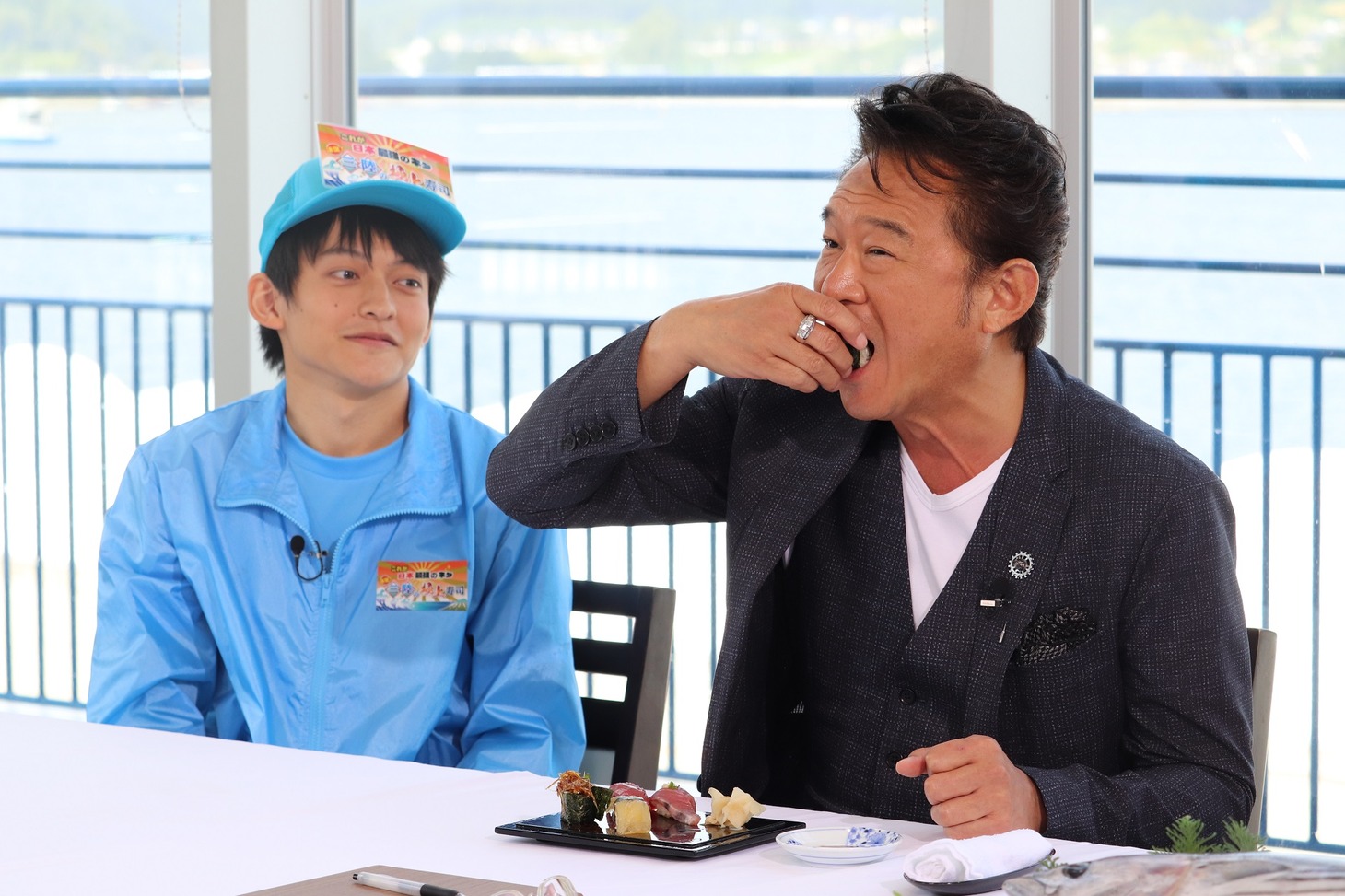 「これが日本最強のネタ 決定！三陸の極上寿司」のワンシーン。(c)テレビ岩手