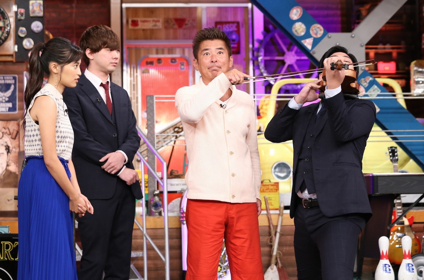 「ウチのガヤがすみません！」のワンシーン。(c)日本テレビ
