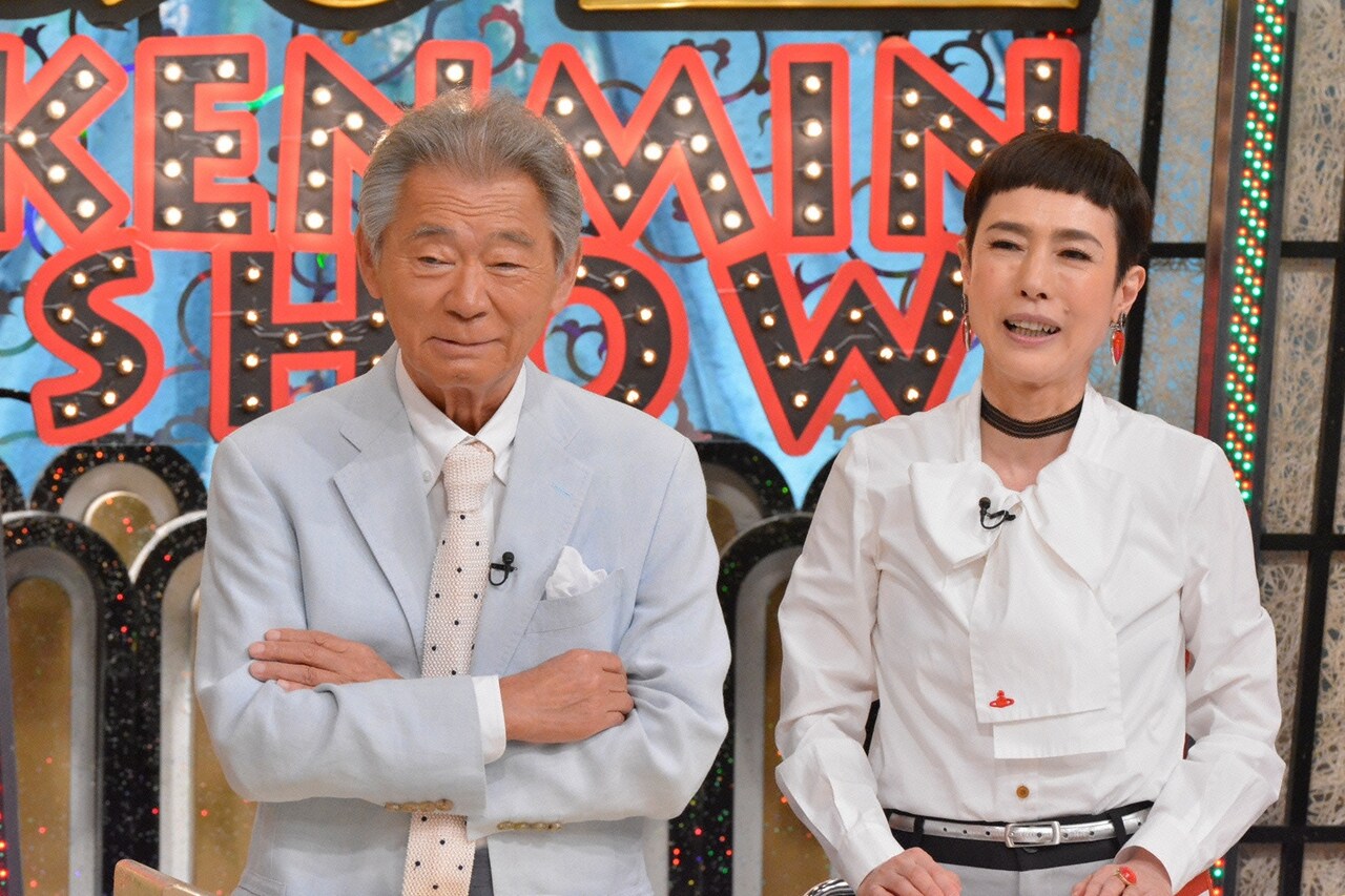 左からみのもんた、久本雅美。(c)読売テレビ