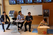 「冒険発掘バラエティ 霜降り明星のあてみなげ」ロケ中の様子。(c)静岡朝日テレビ