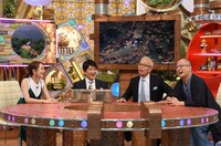 （左から）辻元舞、林修、所ジョージ、春風亭一之輔。(c)ABCテレビ