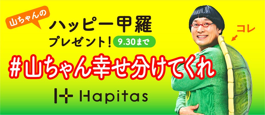 甲羅プレゼントキャンペーンのビジュアル。