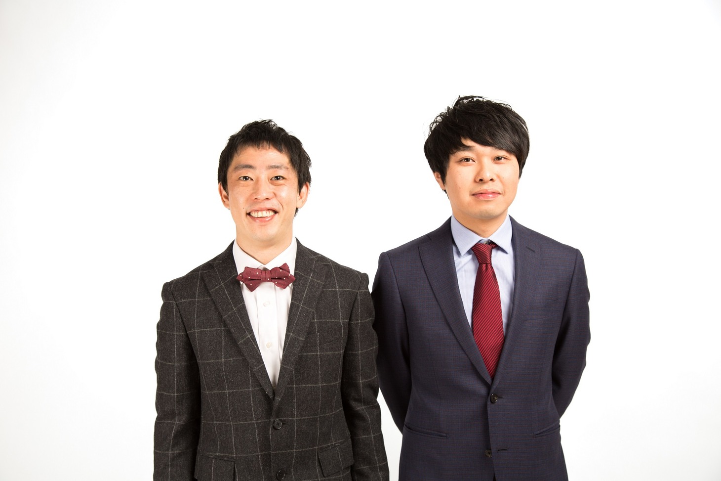 さらば青春の光。左から森田哲矢、東ブクロ。