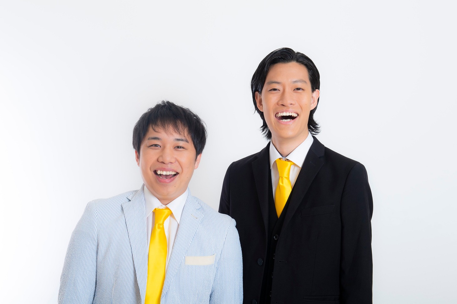 「ラストアイドル」のMCを務める霜降り明星。