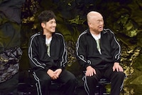 和田正人（左）と田山涼成（右）。