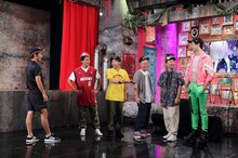 「もう少し、嫌な奴」の特別編「演出家・後藤淳平スペシャル」に出演する（左から）ジャルジャル、アキナ、かまいたち。(c)ABCテレビ