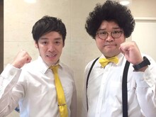 ゴールデンエイジ改めガッツマン。左からヤマト、たっぷり藤原。