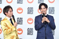 左から祇園・木崎、ラニーノーズ洲崎。