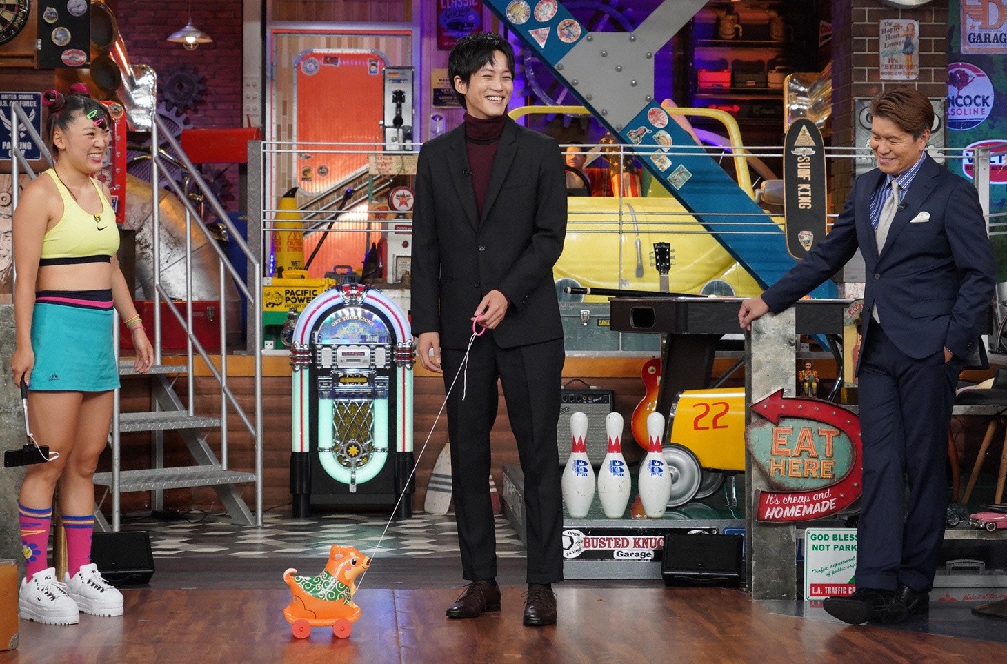 「ウチのガヤがすみません！」のワンシーン。(c)日本テレビ