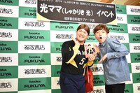 フォトセッションに臨むしゃかりき。