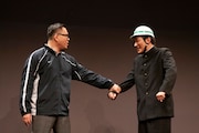 コント「野村くん、登校する」より。