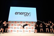 「energy～笑う筋肉～vol.2」概要発表会見の様子。