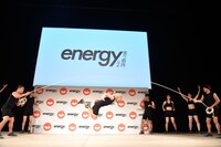 「energy～笑う筋肉～vol.2」概要発表会見の様子。