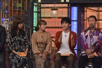 左から藤本美貴、高橋みなみ、松丸亮吾、木村祐一。(c)読売テレビ