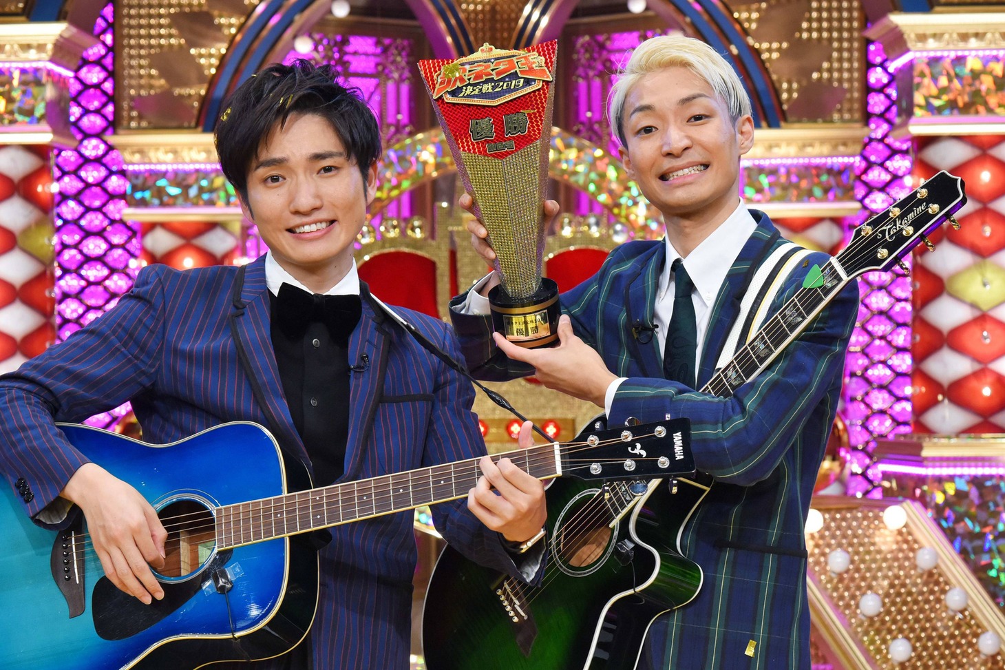 「歌ネタ王決定戦2019」で優勝したラニーノーズ。