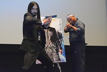 映画「ジョン・ウィック：パラベラム」PRイベントに登壇したトム・ブラウン。