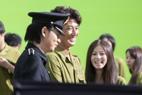 「モンストプリズン 脱獄篇」撮影中の様子。