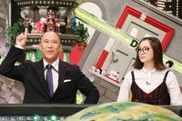 「全力！脱力タイムズ」に出演する（左から）コロコロチキチキペッパーズ・ナダル、足立梨花。(c)フジテレビ