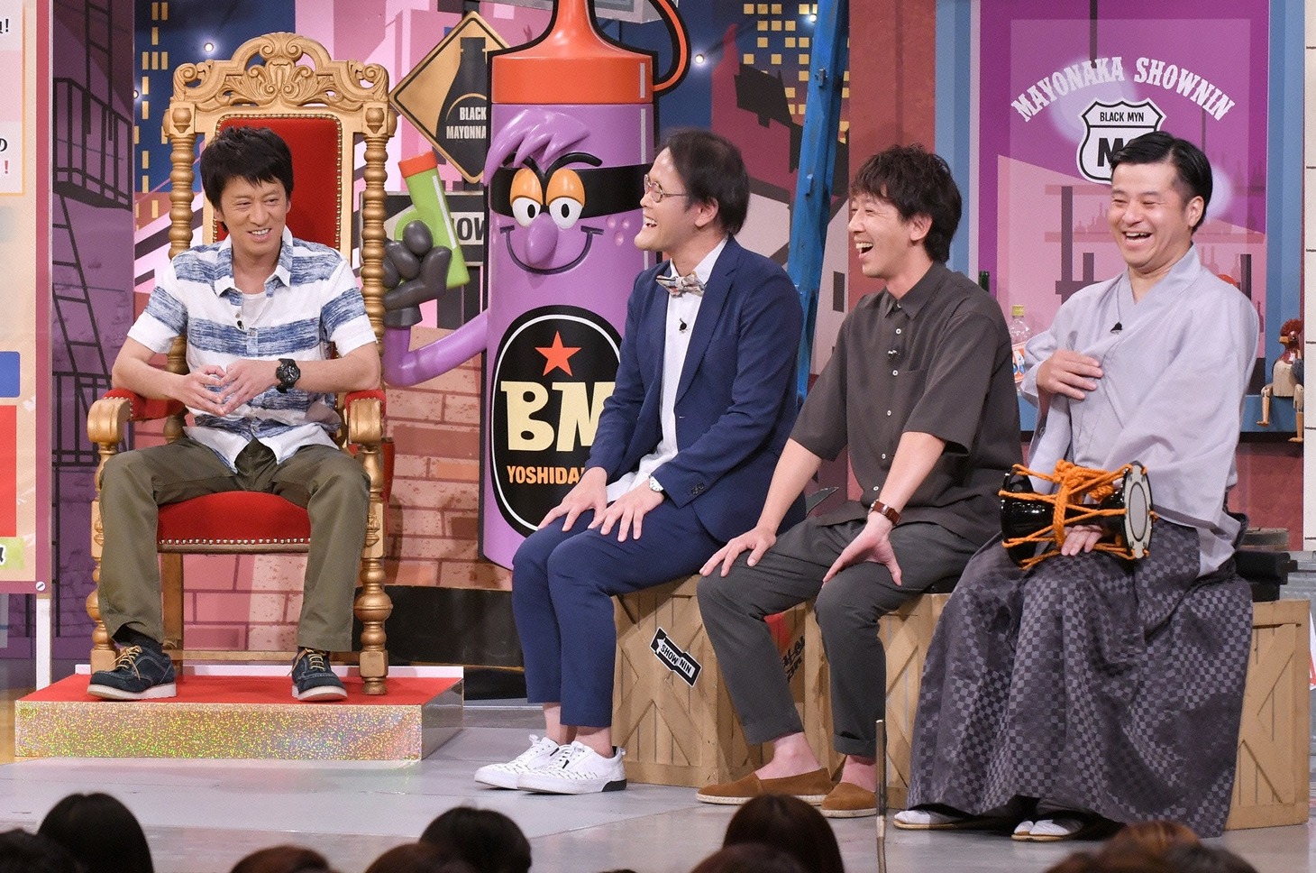 「マヨなか笑人」のワンシーン。(c)読売テレビ