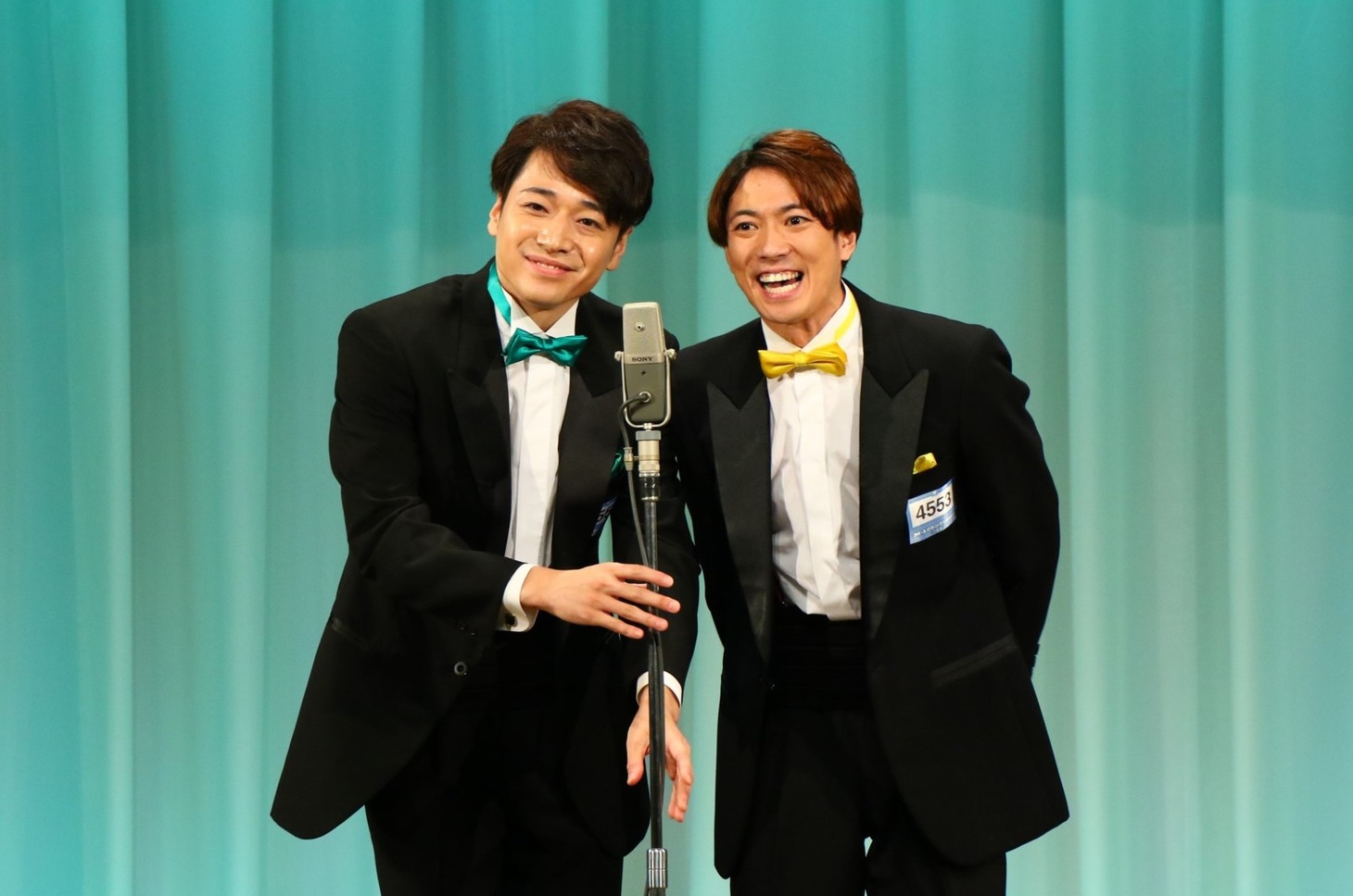 「M-1グランプリ2019」予選1回戦に出場したコンビ・つ～ゆ～の（左から）福田悠太、辰巳雄大。(c)M-1グランプリ事務局