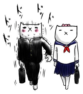 「フテネコ」スタンプ第4弾のイメージ。