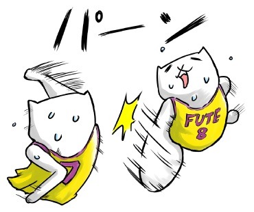 「フテネコ」スタンプ第4弾のイメージ。