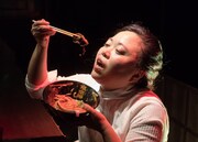 ドラマ「背徳の夜食」で主演を務めるニッチェ江上。(c)東海テレビ