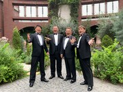 「TKO×サンドウィッチマンのおっさんず4」に出演する（左から）TKO、サンドウィッチマン。(c)関西テレビ