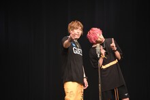 「EXIT初来日チャラ卍バイブスぶち上げJAPANツアー光×光それ即ち音になりけり ～おそくなってんじゃん～★控えめに言ってグランドチャラーレ★」の様子。